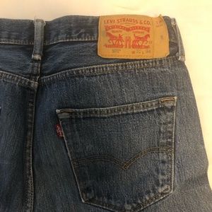 Levis Button Fly 501 Jeans 32x34